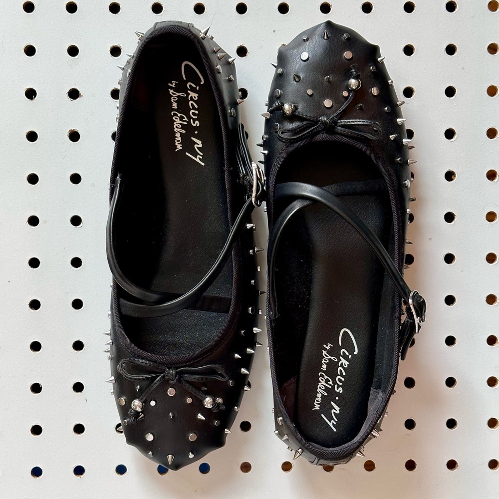 Circus NY By Sam Edelman Zuri Stud Ballet Flat Size 8 New In Box - Picture 3 of 12